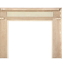 79.5" Modern Unfinished Wood Mantel Shelf