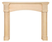 68.5" Modern Unfinished Wood Mantel Shelf
