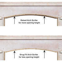 68.5" Modern Unfinished Wood Mantel Shelf