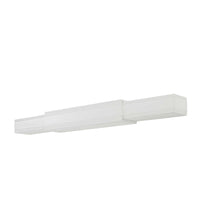 48-80" Contemporary White MDF Mantel Shelf