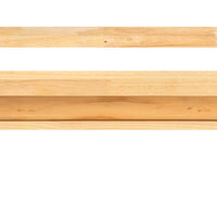 48" Elegant Unfinished Pine Wood Mantel Shelf