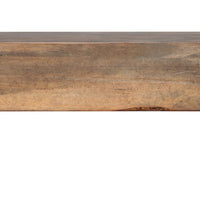 48" Modern Dune Rustic Distressed Pine Wood Mantel Shelf