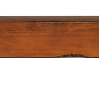 60" Sophisticated Rustic Medium Distressed Pine Wood Mantel Shelf