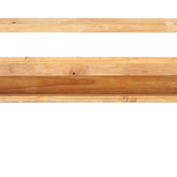 60" Sophisticated Rustic Medium Distressed Pine Wood Mantel Shelf