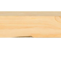 60" Unfinished Pine Wood Mantel Shelf
