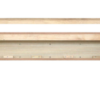 72" Unfinished Wood Mantel Shelf