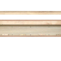 60" Classic Unfinished Wood Mantel Shelf