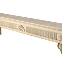 60" Classic Unfinished Wood Mantel Shelf