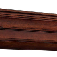 60" Classic Distressed Cherry Wood Mantel Shelf