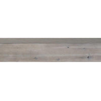 60" Sophisticated Weathered Grey Wood Mantel Shelf