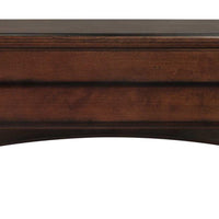 48" Graceful Distressed Cherry Wood Mantel Shelf
