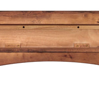 48" Graceful Distressed Cherry Wood Mantel Shelf