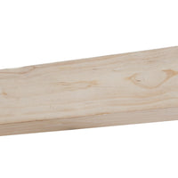 60" Elegant Rustic Distressed Pine Wood Mantel Shelf