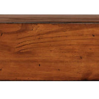 60" Sophisticated Cottage Grey Distressed Pine Wood Mantel Shelf