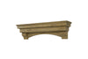 60" Modern Dune Pine Wood Mantel Shelf