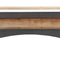 48" Elegant Cottage Distressed Wood Mantel Shelf