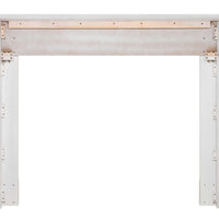 52" Modern White MDF Mantel Shelf