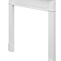 52" Modern White MDF Mantel Shelf