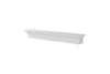 60" Classic Design White MDF Mantel Shelf