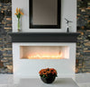 60" Classic Design Black MDF Mantel Shelf