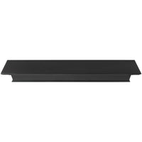 60" Classic Design Black MDF Mantel Shelf