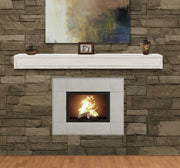 48" Contemporary Linen MDF Mantel Shelf