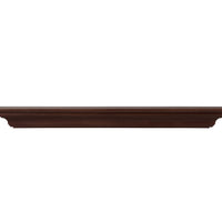 48" Modern Brown MDF Mantel Shelf