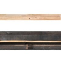 60" Modern Black MDF Mantel Shelf