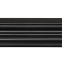 60" Modern Black MDF Mantel Shelf