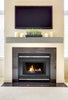 48" Non-Combustible Graywash Fiberglass and Cement Aggregate Mantel Shelf