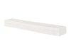 60" Non-Combustible Whitewash Fiberglass and Cement Aggregate Mantel Shelf