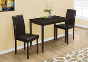 36" Solid Wood, Foam, Veneer, and MDF Three Pieces Dining Set