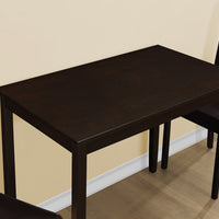 36" Solid Wood, Foam, Veneer, and MDF Three Pieces Dining Set