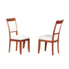 DINING CHAIR - 2PCS - AMARETTO "EURO" STYLE