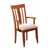 Two 38" Cherry Modern Style Dining Chairs