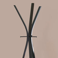 COAT RACK - 72"H - CAPPUCCINO METAL CONTEMPORARY STYLE