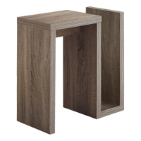 ACCENT TABLE - 24"H - DARK TAUPE