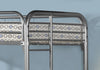 BUNK BED - TWIN - TWIN SIZE - SILVER METAL