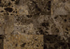 HOME BAR - 30"DIA - CAPPUCCINO MARBLE - COFFEE METAL