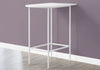 HOME BAR - 24"X 36" - WHITE TOP AND METAL SPACESAVER