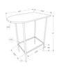 HOME BAR - 24"X 36" - WHITE TOP AND METAL SPACESAVER