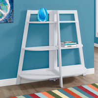 BOOKCASE - 48"H - WHITE ACCENT ETAGERE