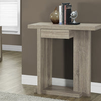 ACCENT TABLE - 32"L - DARK TAUPE HALL CONSOLE