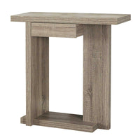 ACCENT TABLE - 32"L - DARK TAUPE HALL CONSOLE