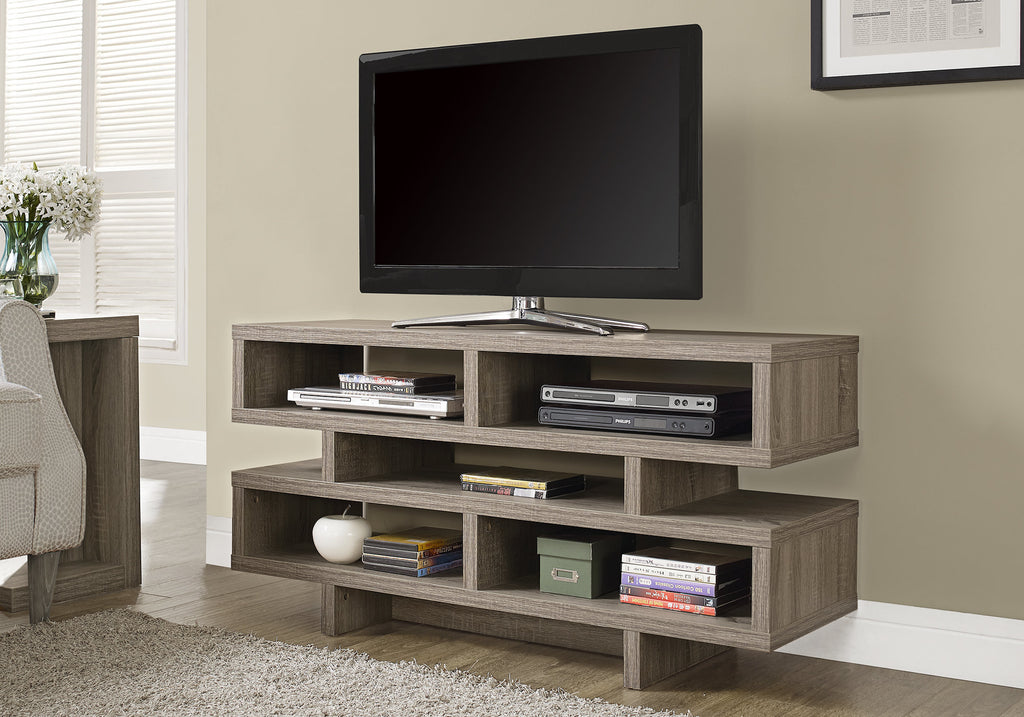 TV STAND - 48"L - DARK TAUPE