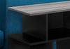 ACCENT TABLE - 24"H - BLACK - GREY TOP