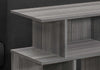 23.75" Grey Particle Board and Laminate Accent Table