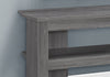 19.75" Grey Particle Board and Laminate TV Stand