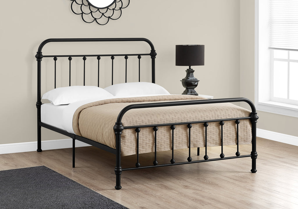 47.75" Metal Frame Queen Size Bed