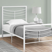 47.75" Metal Frame Twin Size Bed